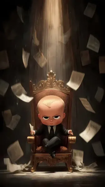  عکس انیمه بچه رئیس boss baby با کیفیت بالا