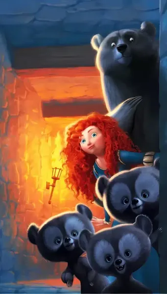 عکس انیمیشن شجاع brave (بریو)