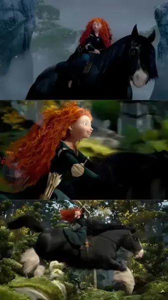 عکس انیمیشن شجاع brave (بریو)