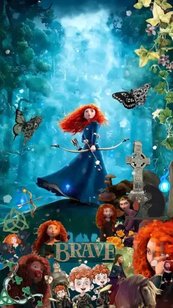 عکس انیمیشن شجاع brave (بریو)