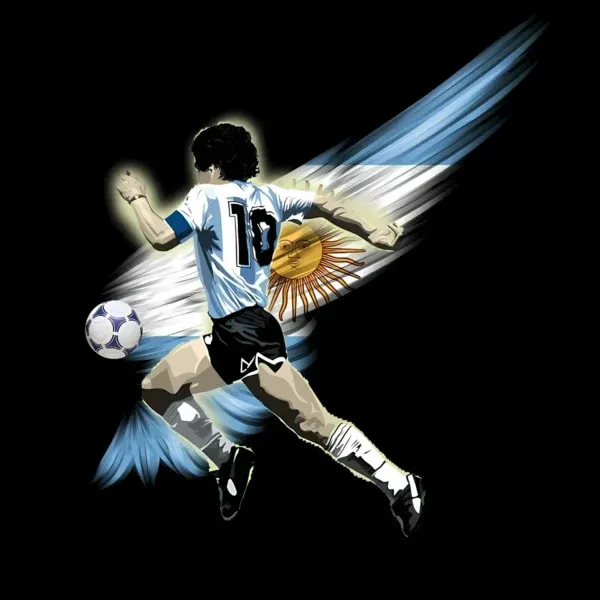 عکس مارادونا maradona بزرگ‌ترین بازیکن تاریخ آرژانتین