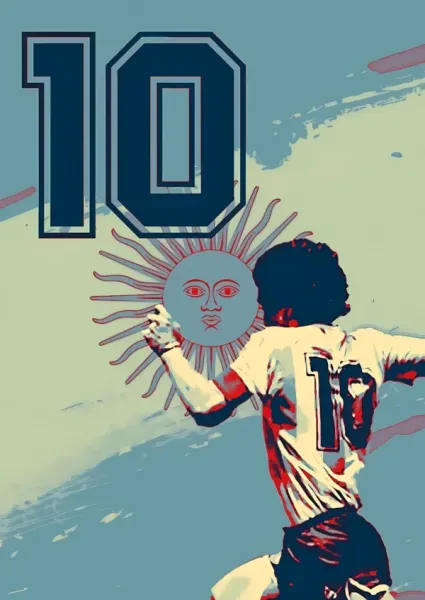 عکس مارادونا maradona بزرگ‌ترین بازیکن تاریخ آرژانتین