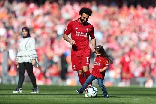  عکس محمد صلاح و همسرش