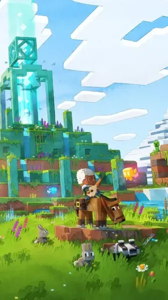  دانلود تصویر زمینه ماینکرفت Minecraft