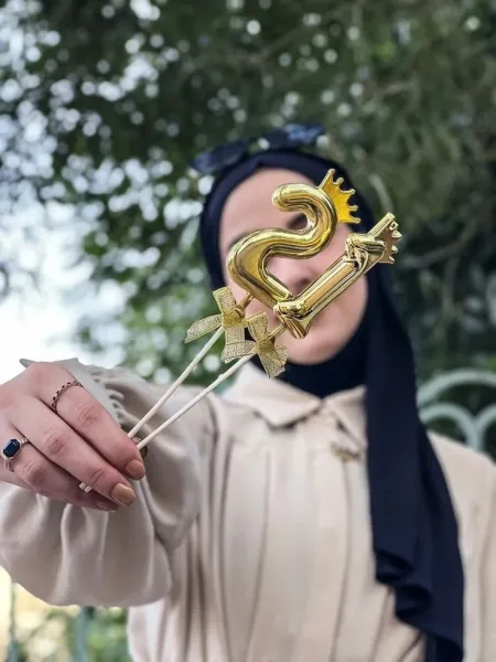 ژست عکس تولد بدون چهره