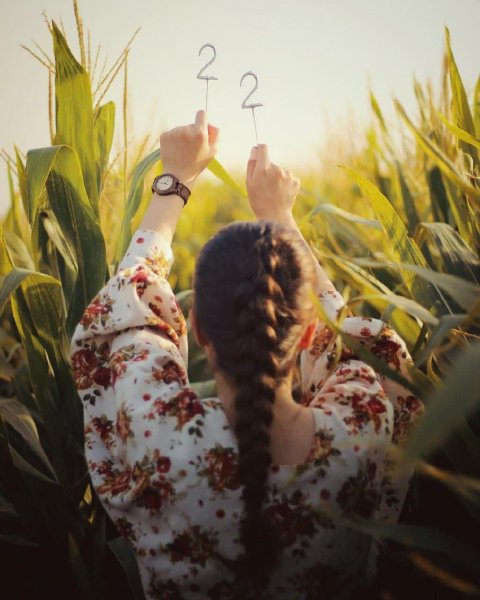 ژست عکس تولد بدون چهره