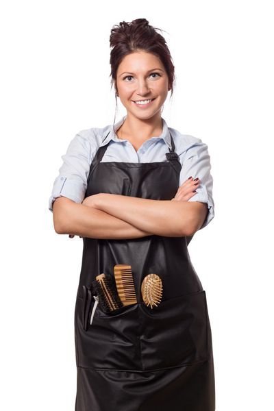  ژست عکاسی در ارایشگاه زنانه