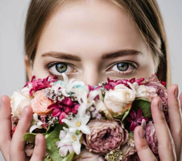  عکس با گل طبیعی