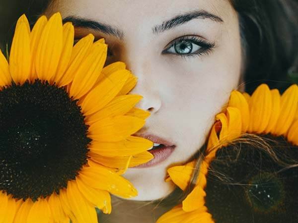  عکس با گل طبیعی