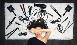 عکس پروفایل رنگ کار مو