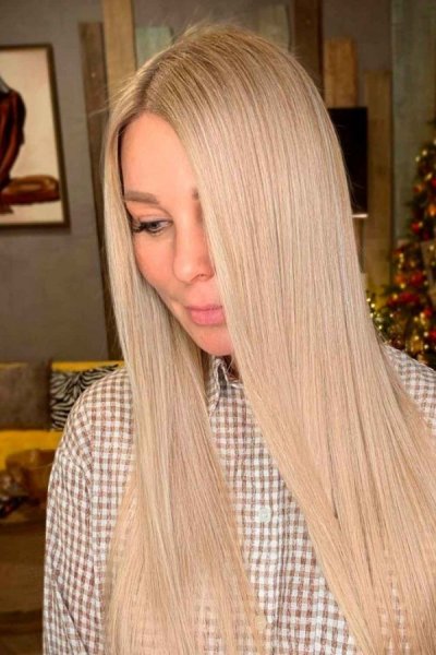 عکس رنگ مو بلوند روشن
