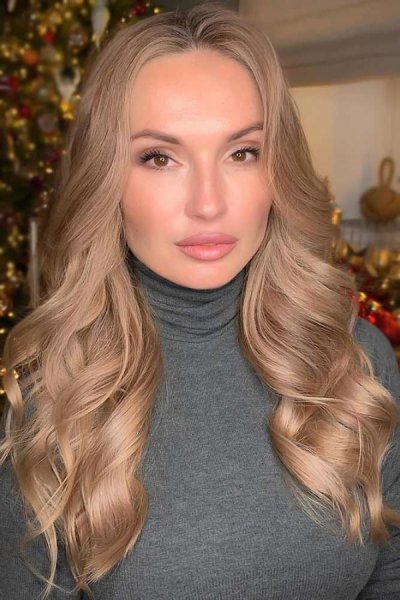 عکس رنگ مو بلوند روشن