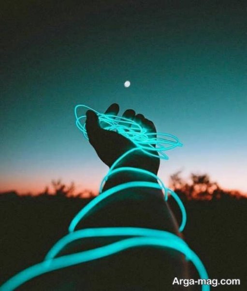  عکس دختر و ماه فانتزی