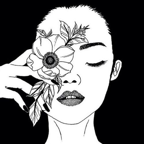  عکس دخترانه سیاه و سفید لاکچری