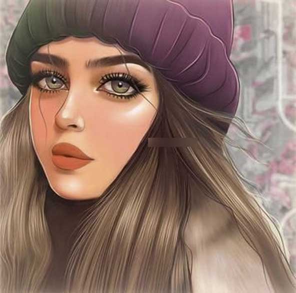 عکس کیوت فانتزی دخترانه اکلیلی