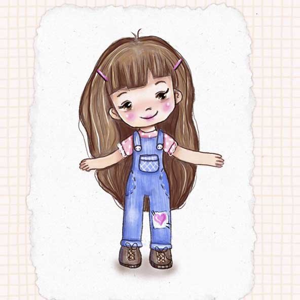 عکس کیوت فانتزی دخترانه اکلیلی