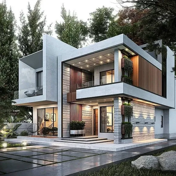  عکس خانه ویلایی حیاط دار