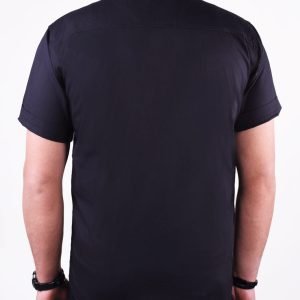 پیراهن مشکی مردانه طرح دار