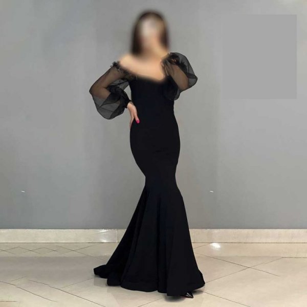 عکس مدل لباس مجلسی مشکی جدید