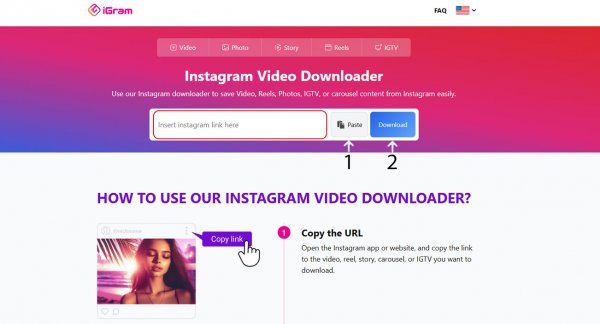  مشاهده عکس پروفایل اینستاگرام