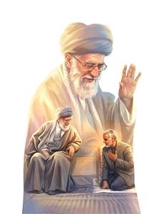 زیباترین عکس رهبر شهید