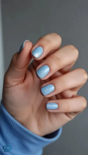  طرح ناخن شیک و باکلاس ۱۴۰۵ آبی