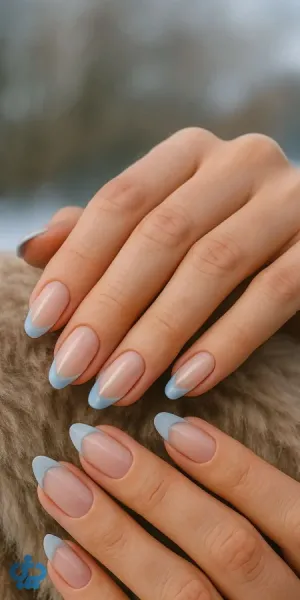 طرح ناخن شیک و باکلاس ۱۴۰۵ آبی