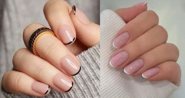 ناخن فرنچ خاص جدید