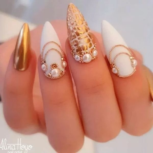  عکس ناخن عروس شیک
