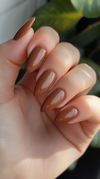 عکس طرح ناخن پاییزی شیک و باکلاس