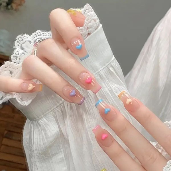 طرح ناخن پینترستی کیوت