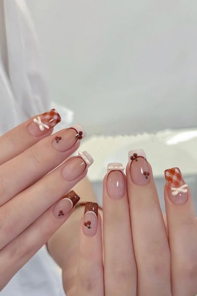 طرح ناخن پینترستی کیوت
