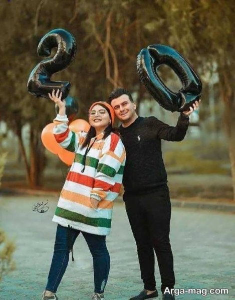  ایده عکس تولد دونفره عاشقانه