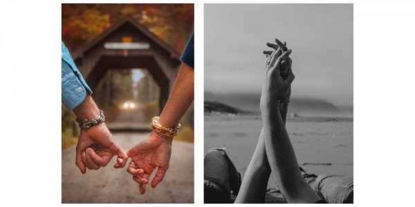  ژست عکس دونفره سلفی عاشقانه