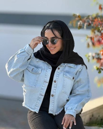 عکس استایل با کت جین