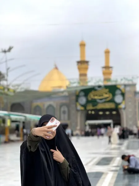 عکس دختر با حجاب لاکچری