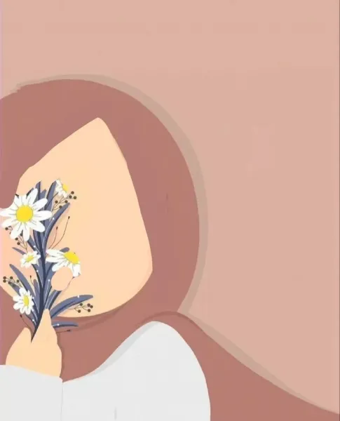 عکس دختر با حجاب لاکچری
