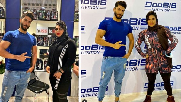 عکس ورزشکار زن ایرانی بدنساز