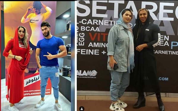 عکس ورزشکار زن ایرانی بدنساز
