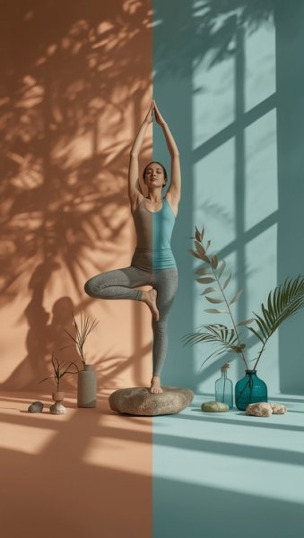 عکس یوگا برای پروفایل