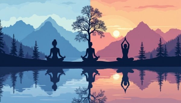 عکس یوگا در طبیعت