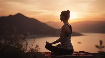  عکس یوگا مدیتیشن