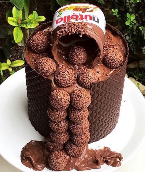 عکس کیک شکلاتی