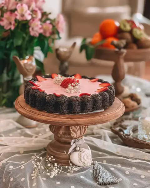  کیک تولد شکلاتی ساده و شیک