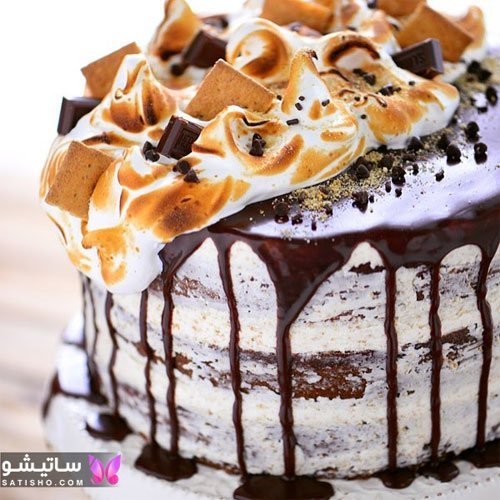  عکس کیک تولد شکلاتی پسرانه