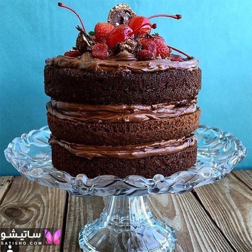  عکس کیک تولد شکلاتی پسرانه