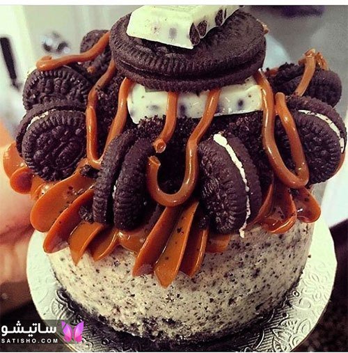  عکس کیک تولد شکلاتی پسرانه