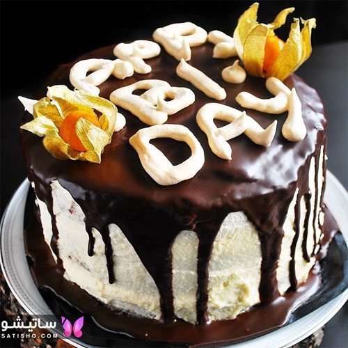  عکس کیک تولد شکلاتی پسرانه