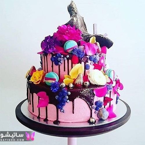  عکس کیک تولد شکلاتی پسرانه