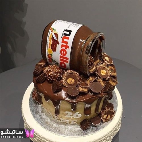  عکس کیک تولد شکلاتی پسرانه